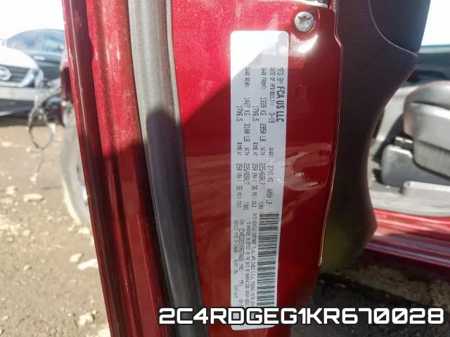 2C4RDGEG1KR670028 фото 2