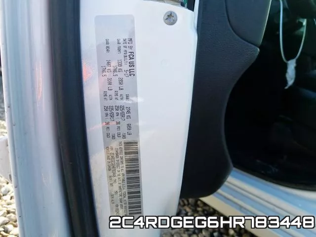 2C4RDGEG6HR783448 фото 2