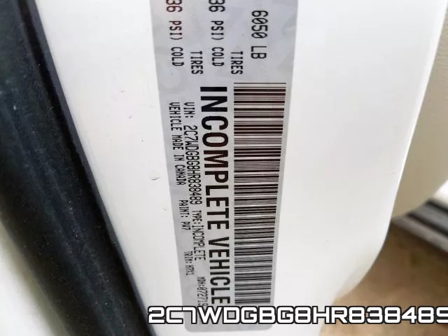 2C7WDGBG8HR838489 фото 2
