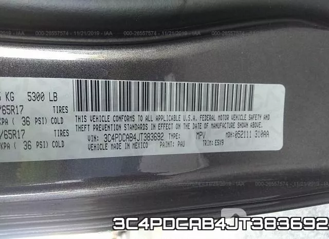 3C4PDCAB4JT383692 фото 10