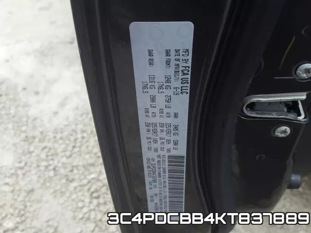 3C4PDCBB4KT837889 фото 2