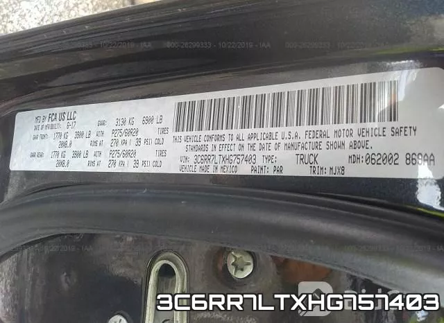 3C6RR7LTXHG757403 фото 10