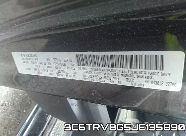 3C6TRVBG5JE135890 фото 10