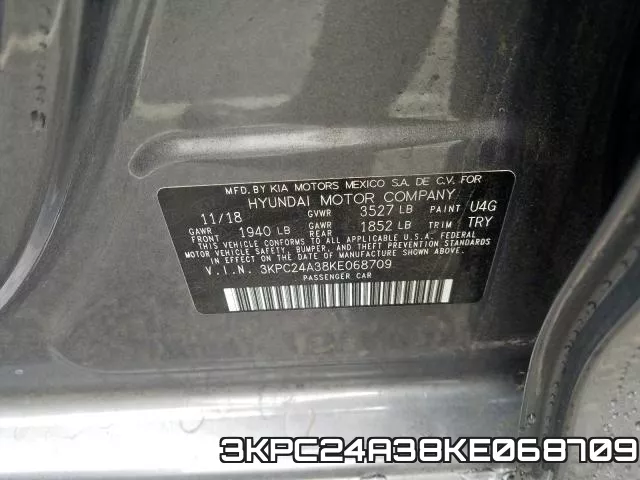 3KPC24A38KE068709 фото 2