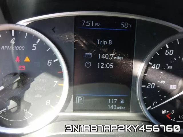 3N1AB7AP2KY456760 фото 9