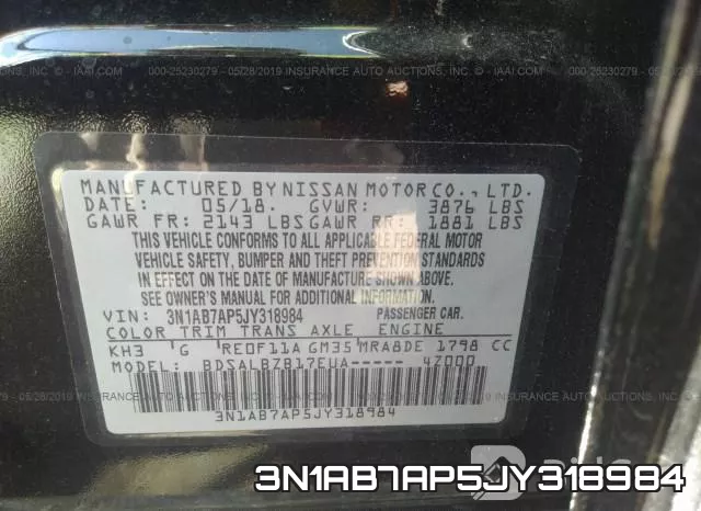 3N1AB7AP5JY318984 фото 10