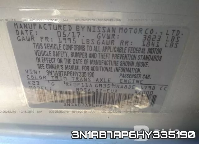 3N1AB7AP6HY335190 фото 10