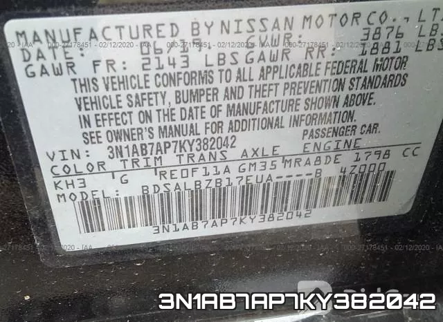 3N1AB7AP7KY382042 фото 10