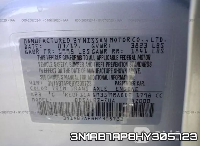 3N1AB7AP8HY305723 фото 10