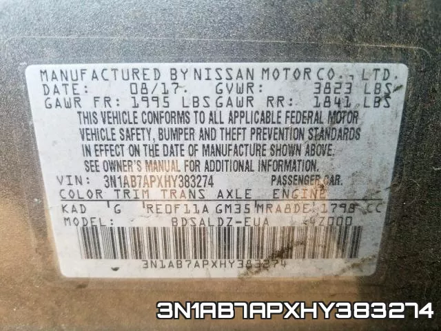 3N1AB7APXHY383274 фото 2