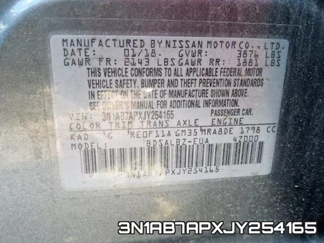 3N1AB7APXJY254165 фото 2