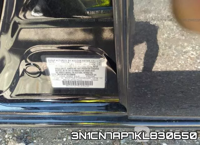 3N1CN7AP7KL830650 фото 10