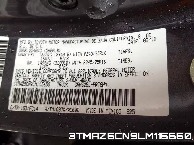 3TMAZ5CN9LM115650 фото 2