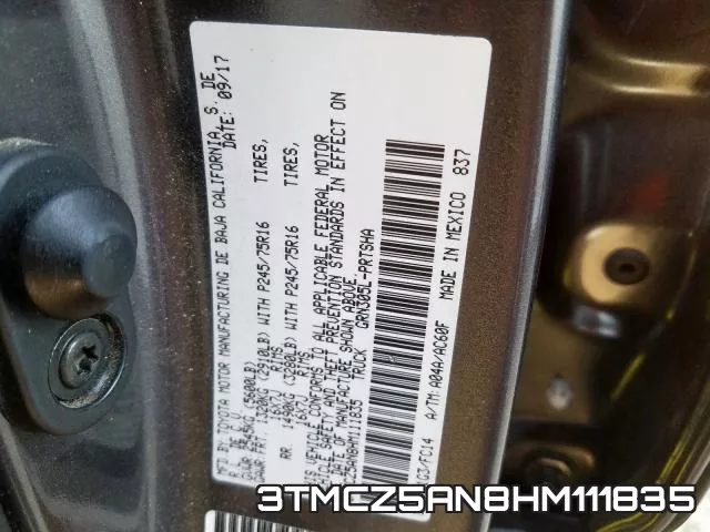 3TMCZ5AN8HM111835 фото 2