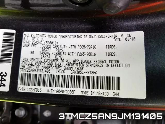 3TMCZ5AN9JM131405 фото 2