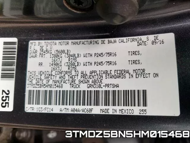 3TMDZ5BN5HM015468 фото 2