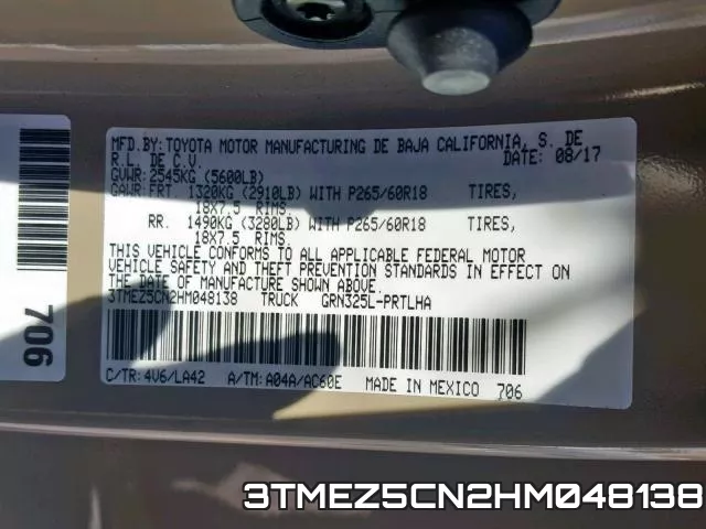 3TMEZ5CN2HM048138 фото 2