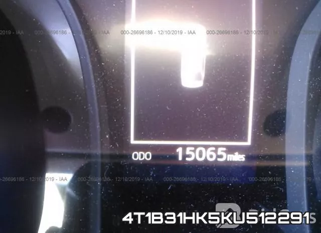 4T1B31HK5KU512291 фото 8