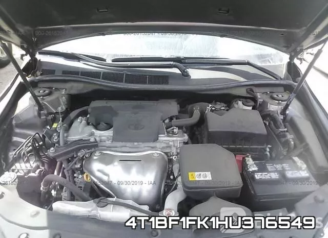 4T1BF1FK1HU376549 фото 2