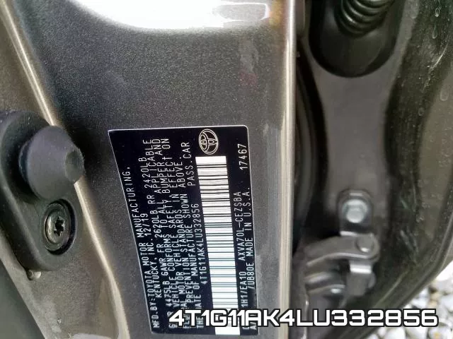4T1G11AK4LU332856 фото 2