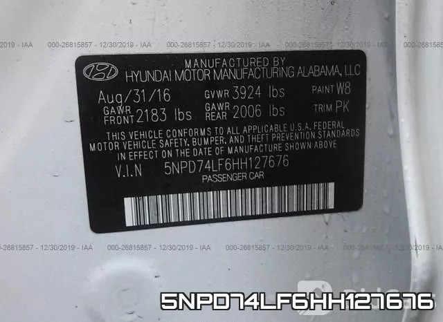 5NPD74LF6HH127676 фото 10
