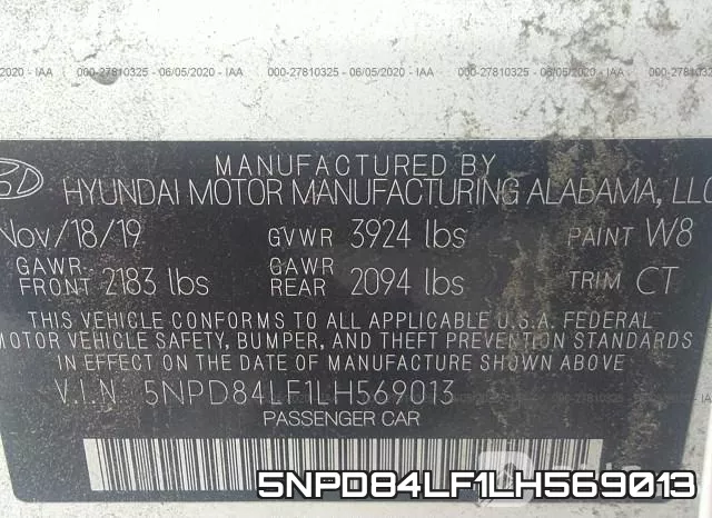 5NPD84LF1LH569013 фото 10