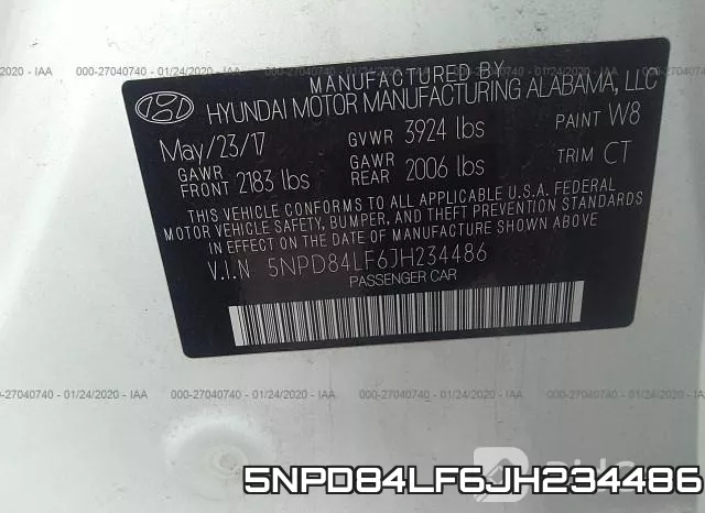 5NPD84LF6JH234486 фото 10