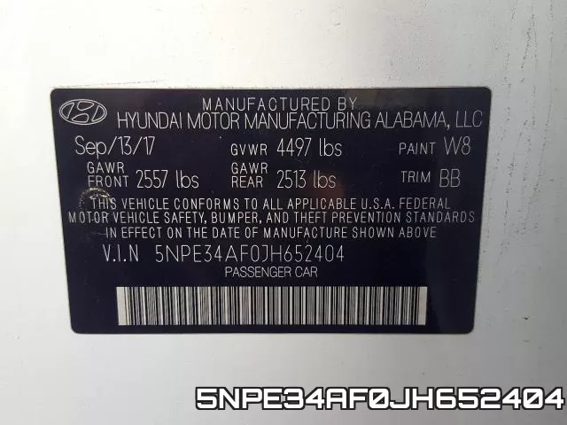 5NPE34AF0JH652404 фото 2