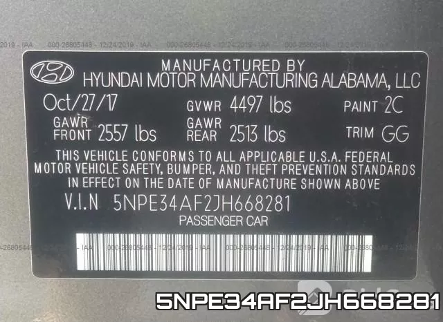 5NPE34AF2JH668281 фото 10