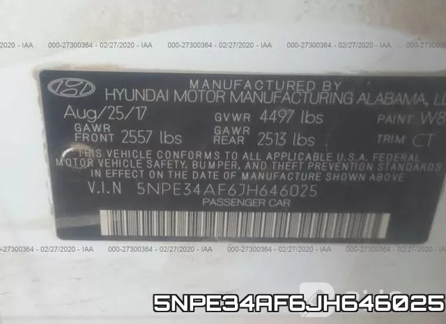 5NPE34AF6JH646025 фото 10