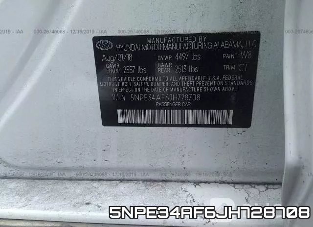 5NPE34AF6JH728708 фото 10