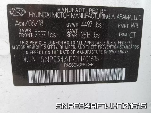 5NPE34AF7JH701615 фото 2