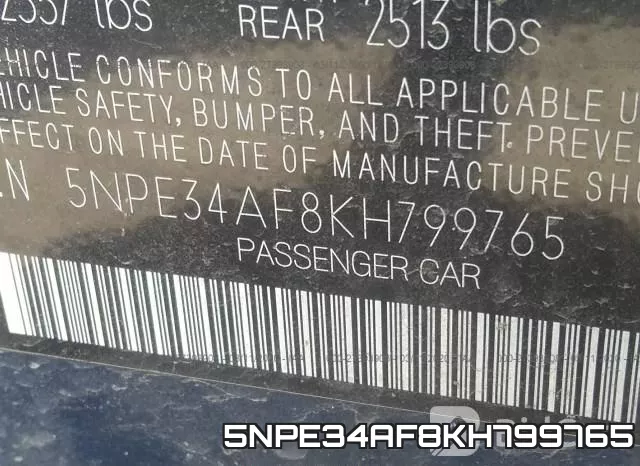 5NPE34AF8KH799765 фото 10