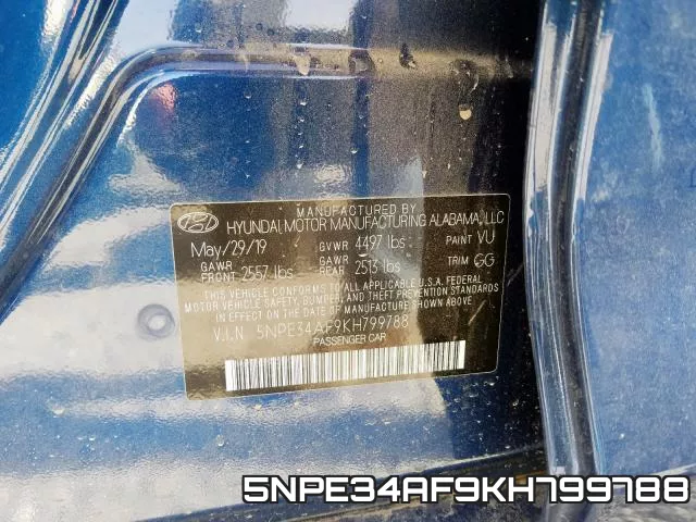 5NPE34AF9KH799788 фото 2