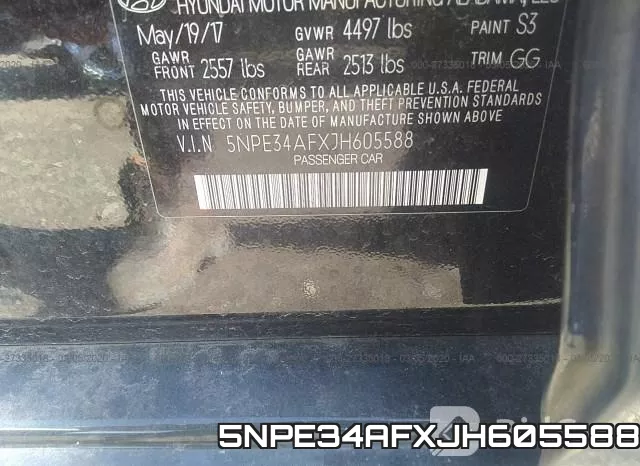 5NPE34AFXJH605588 фото 10