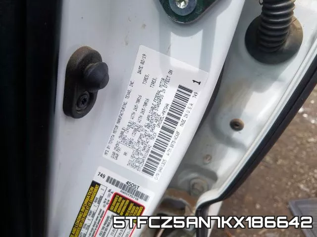5TFCZ5AN7KX186642 фото 2