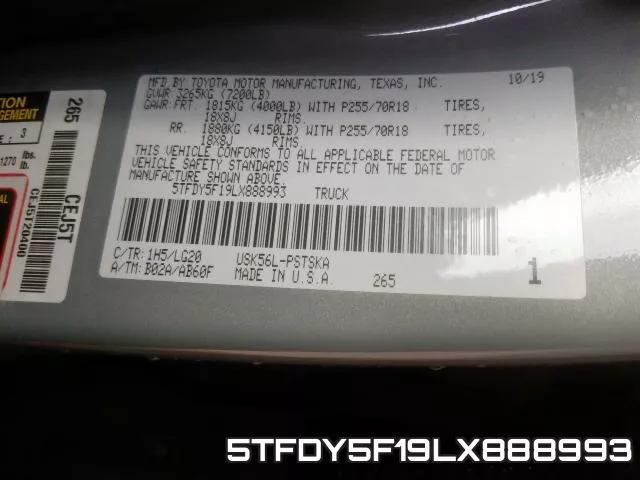 5TFDY5F19LX888993 фото 2