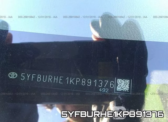 5YFBURHE1KP891376 фото 10