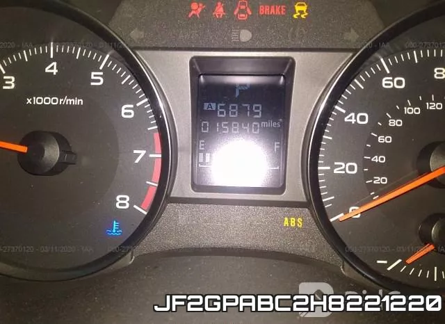 JF2GPABC2H8221220 фото 8