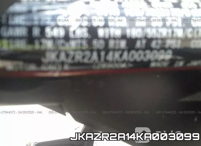JKAZR2A14KA003099 фото 2