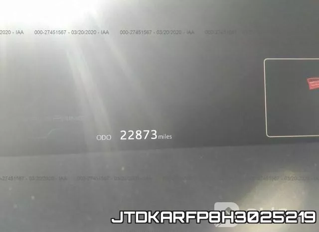 JTDKARFP8H3025219 фото 8