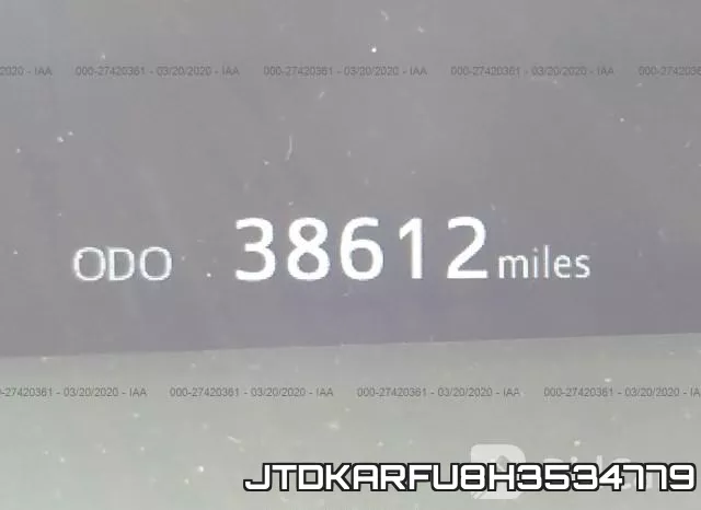 JTDKARFU8H3534779 фото 8