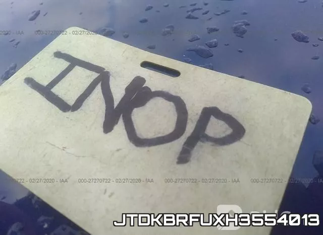 JTDKBRFUXH3554013 фото 8