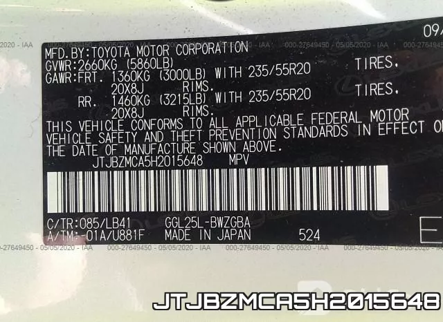 JTJBZMCA5H2015648 фото 10