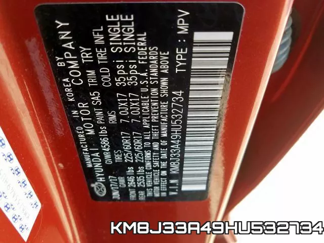 KM8J33A49HU532734 фото 2