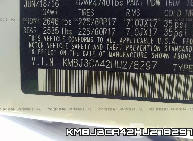 KM8J3CA42HU278297 фото 10