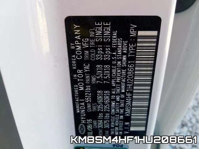KM8SM4HF1HU208661 фото 2