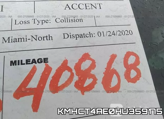 KMHCT4AE0HU359175 фото 8