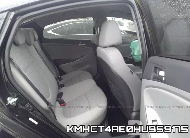 KMHCT4AE0HU359175 фото 9