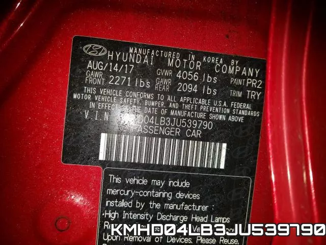 KMHD04LB3JU539790 фото 2